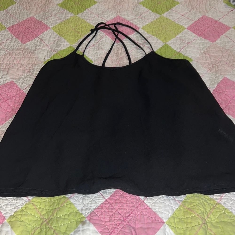 Black Silk Holister cami